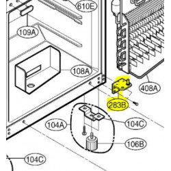 Hinge para Frigorifico LG