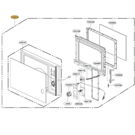 Door AssemblyFull LG