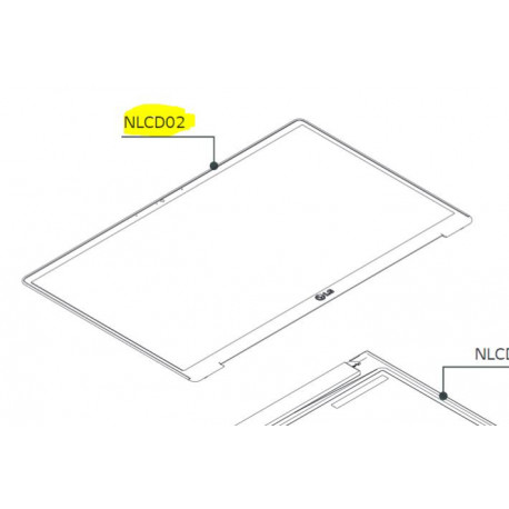 Aro LCD Frontal para Portatil LG