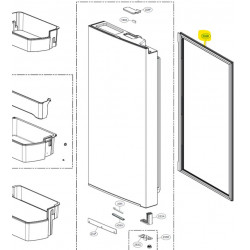 Borracha da porta do ReFrigerator para Frigorifico LG