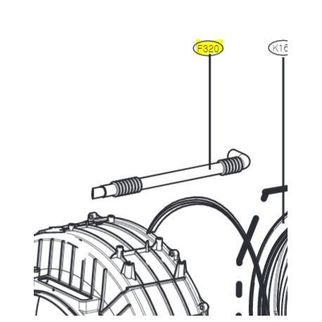 Tubo para Maquina Roupa LG