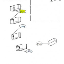 Prateleira da Porta do Refrigerator para Frigorifico LG