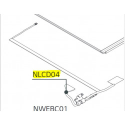 Hinge with Cable LG Notebook