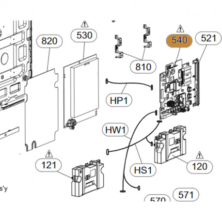 MainboardBPR Total AssemblySVC LG