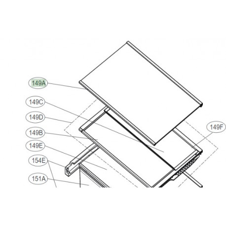 Shelf AssemblyRefrigerator LG