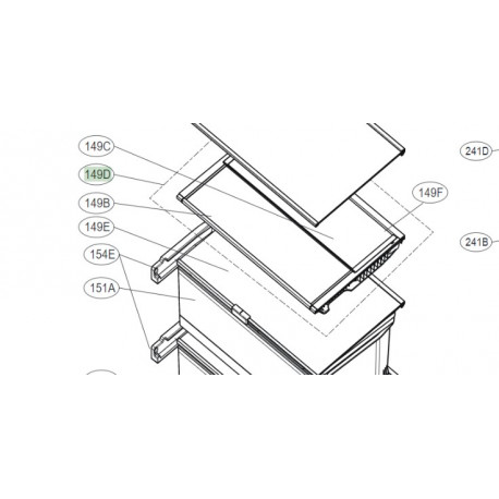 Shelf AssemblyRefrigerator LG