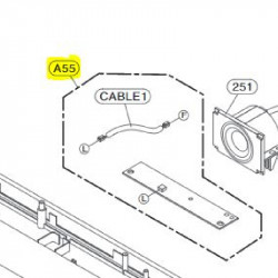 Placa de Botões para Equipamento Audio LG
