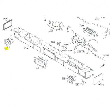 Coluna para Equipamento Audio LG