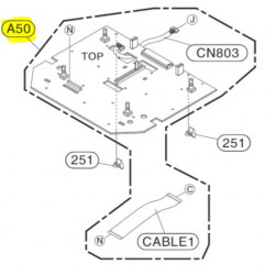 Motherboard TOP para Equipamento Audio LG