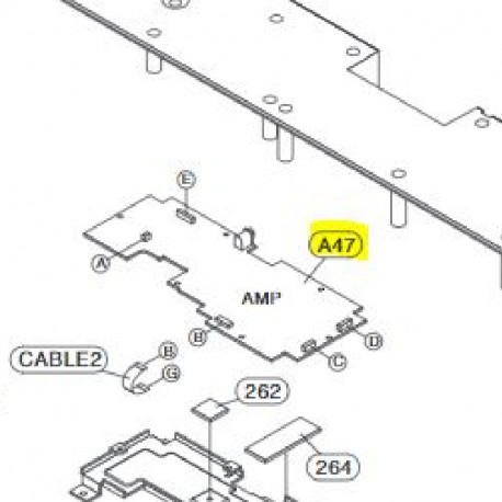 Placa Amplificador para Equipamento Audio LG