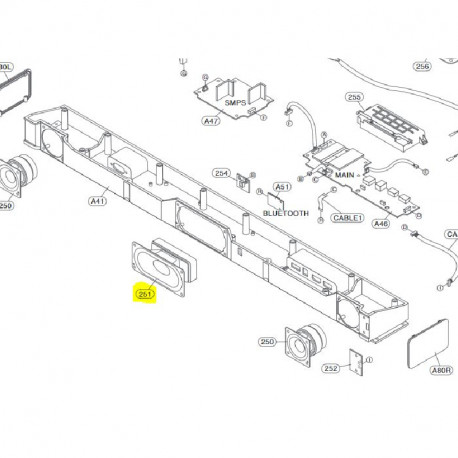 Coluna para Equipamento Audio LG